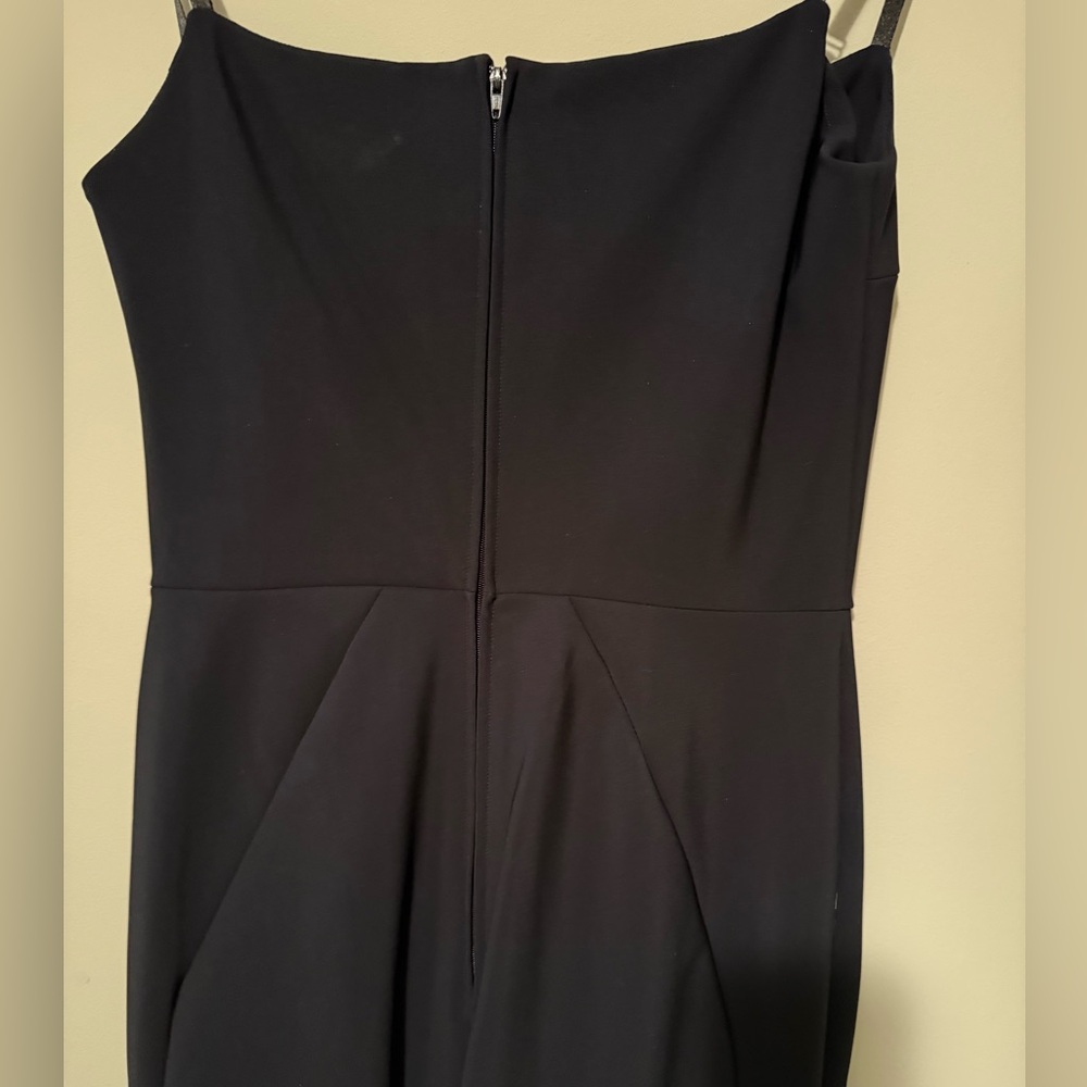 Greta Constantine Formal Black “Timothy” Ruffle Hem Dress - size small - Picture 5 of 8